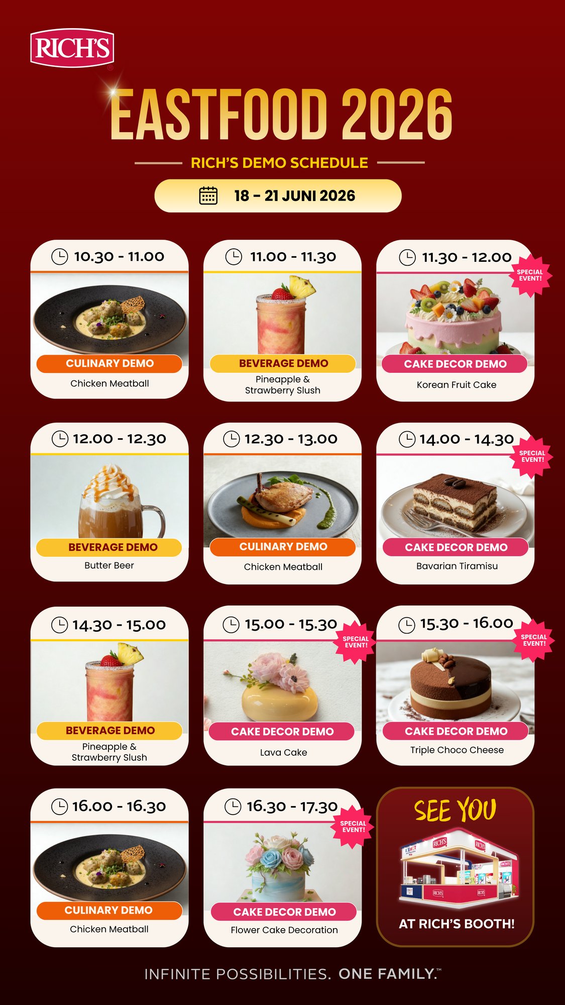 Schedule Eastfood-1 Schedule Eastfood-1